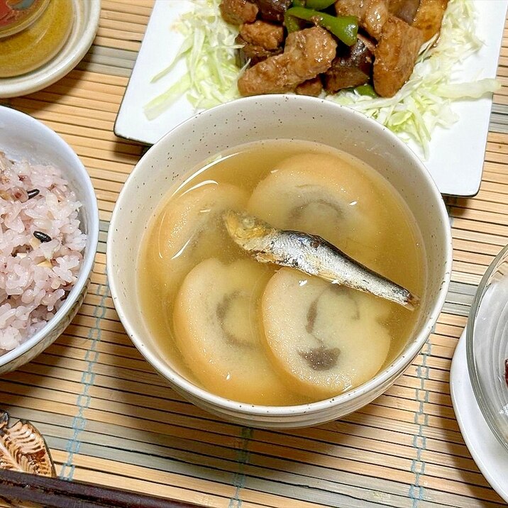 お麩だけ味噌汁でもうお出汁は取りません宣言!